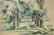 Paul Cezanne Avenue of Chestnut Trees at Jas de Bouffan oil on canvas